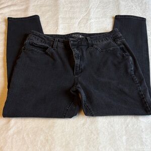 Time and Tru Women's Black High Rise Skinny Jeans